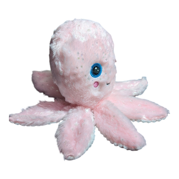 Stuffed Animals Pink & White Plush Octopus Toymazing New With Tag Plushie - Picture 6 of 11